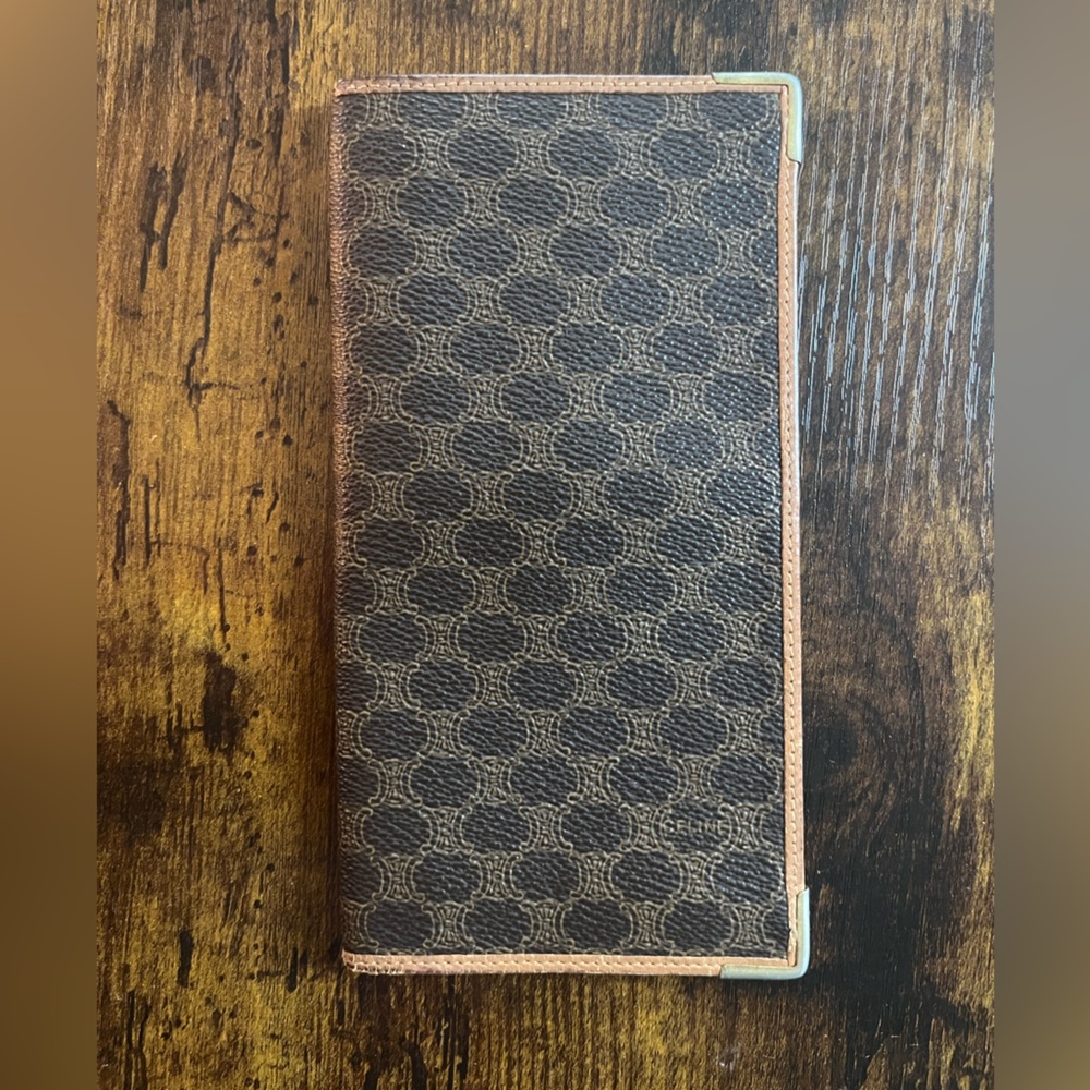 *REHAB-ish* vintage Celine Brown long wallet
